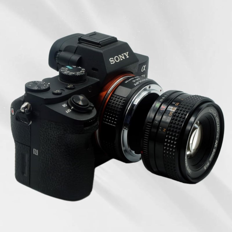 PHOLSY Lens Mount Adapter Compatible with Konica AR Lens to E Mount Camera Body Compatible with Sony a1 a9ii a7S iii/ii a7R v/iv/iii/ii a7C a7 iv/iii/ii a6600 a6500 a6400 a6300 a6000 ZV-E10 NEX etc. - Image 4